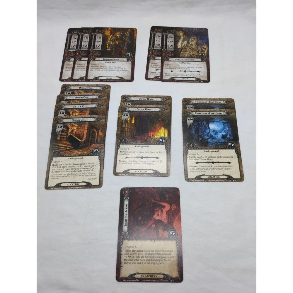 *Incomplete* Lord Of The Rings Lost Realm Expansion Cards